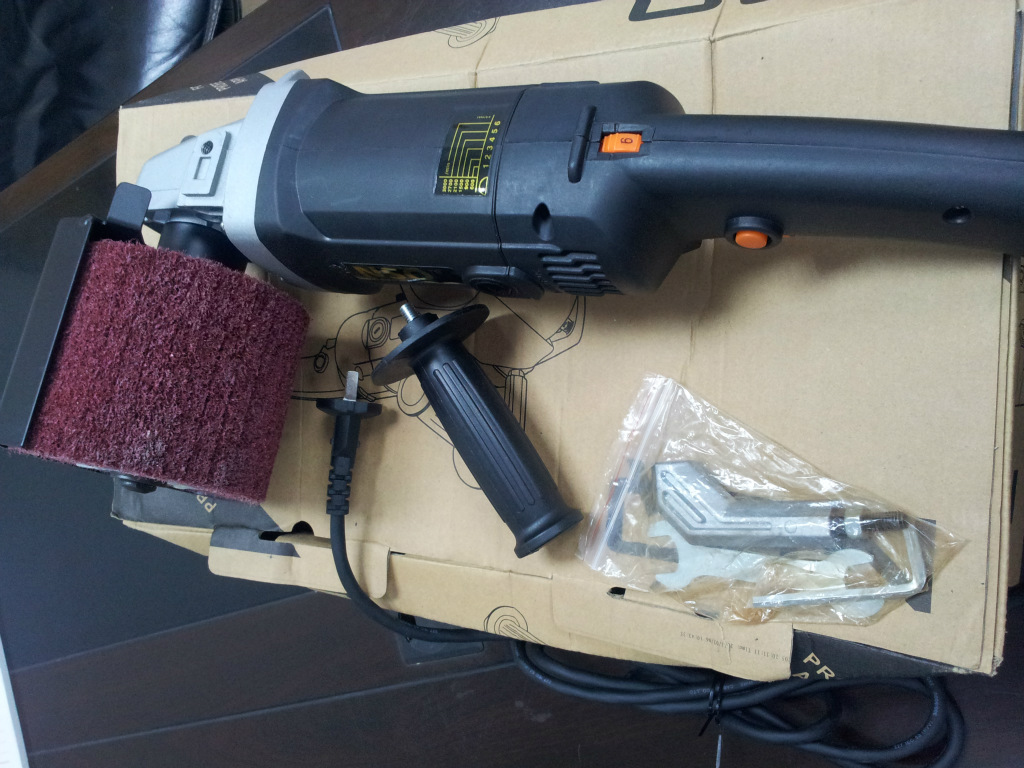 厂家直销强力牌电动拉丝机不锈钢抛光拉丝机手持式电动拉丝机