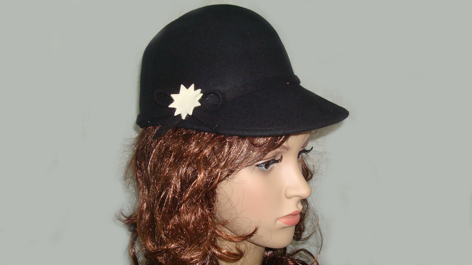 2013秋冬新款女款小毡帽 时装毡帽 羊绒帽 秋冬毡帽 礼.