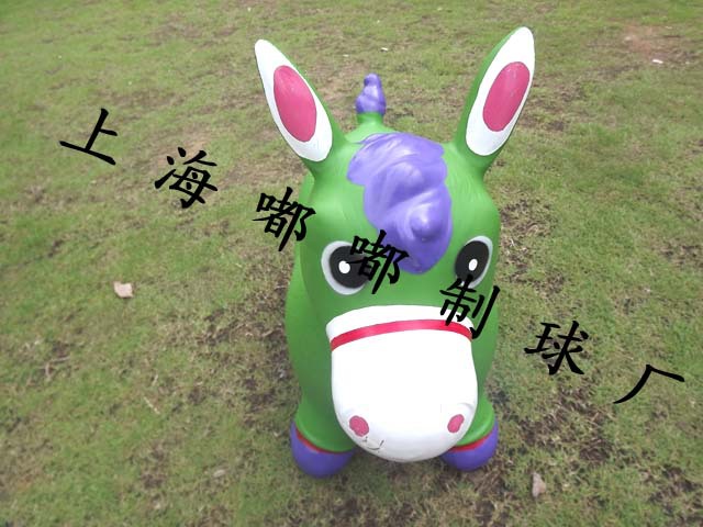 全网最低高品质加厚充气马音乐彩马带声音跳跳马充气玩具