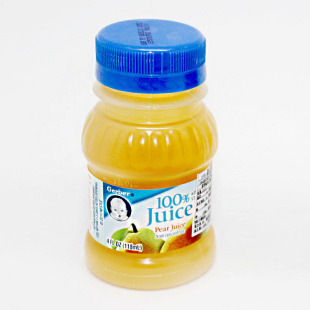 美国原装进口婴幼儿食品 嘉宝果汁 三种口味 118ml*24/箱