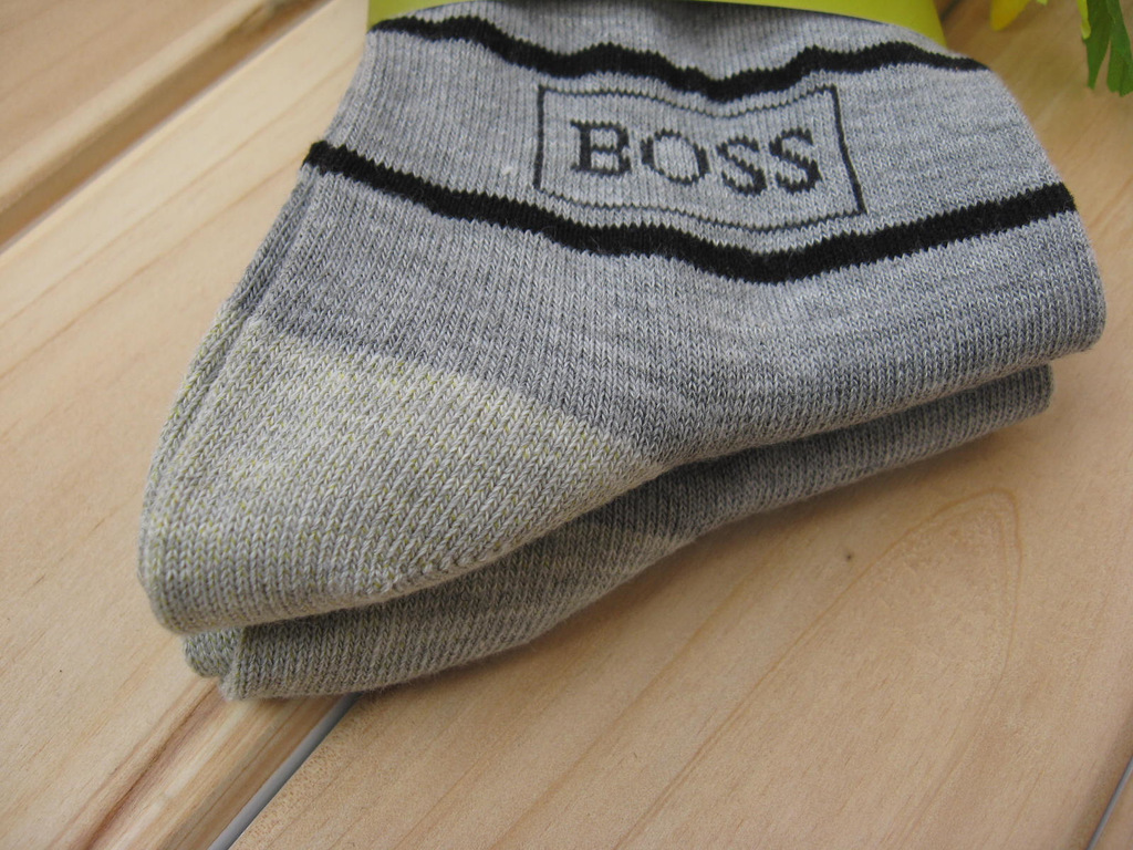 (多与好)柔软舒适男士休闲老板袜子外贸尾货库存地摊货源