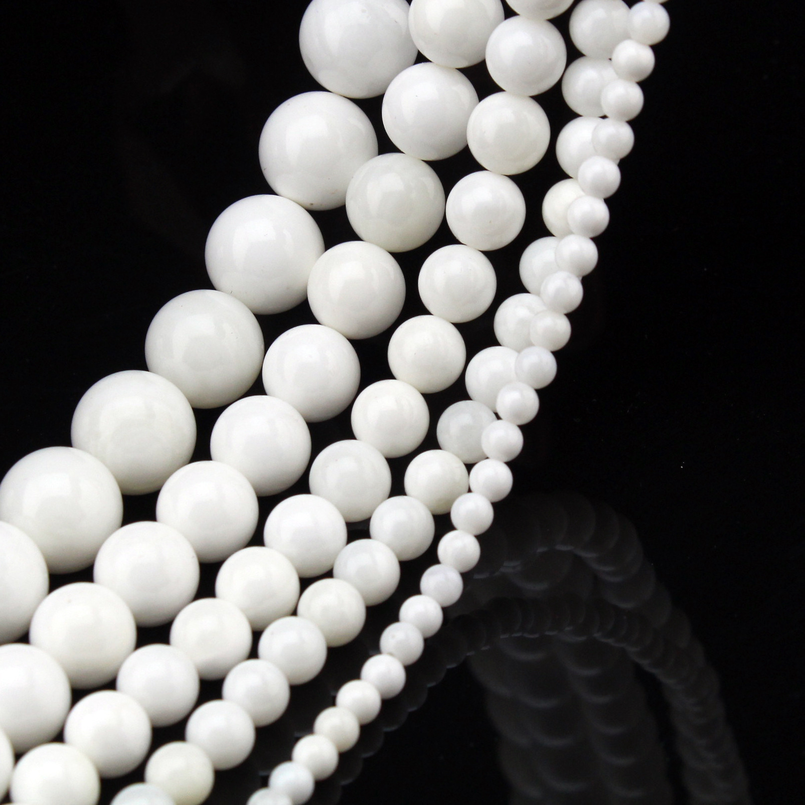 砗磲散珠 天然白砗磲串珠半成品 饰品配件 一手货源批发