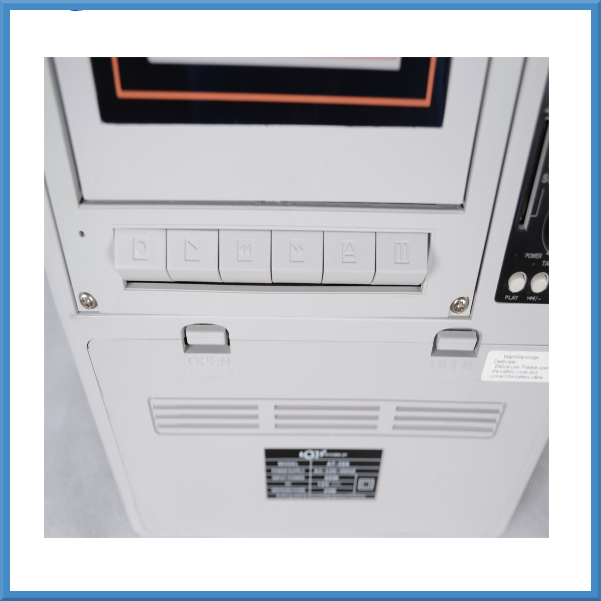 供应批发便携卡带无线usb扩音机 at-396usb/教学磁带扩音机