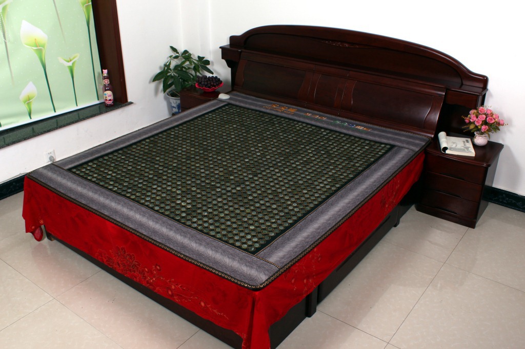 玉石床垫锗石床垫加热床垫保健床垫远红外床垫双温双控