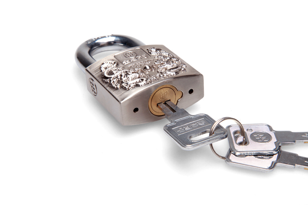 金点原子 正品叶片锁 不锈钢挂锁(厂家直销,大量供应)