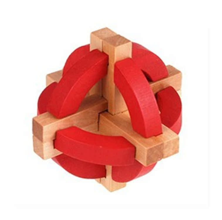 彩色地球仪孔明球 鲁班锁批发 解锁解环 成人玩具支持混地摊热销