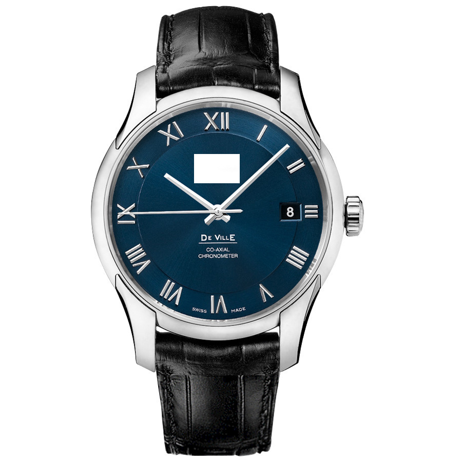 碟飞系列431.13.41.21.03.001 男士全自动机械 蓝色底盘 名牌手表