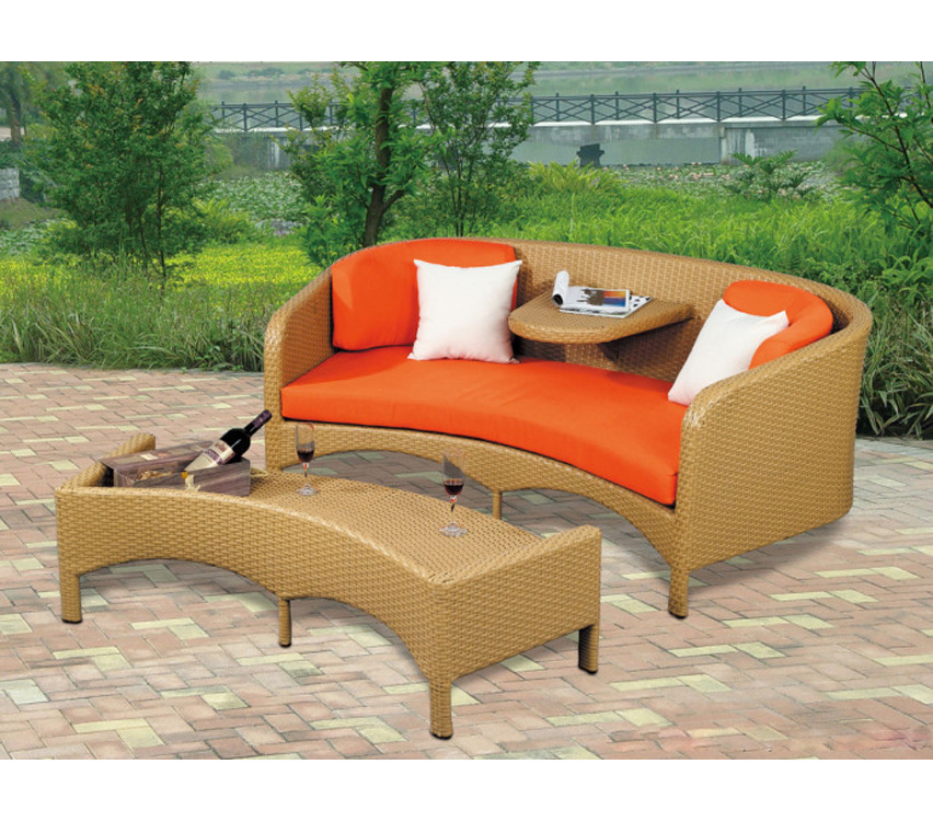 佛山美雅鑫家具 ms-365款休闲可变组合藤沙发 藤制酒店沙发/躺床