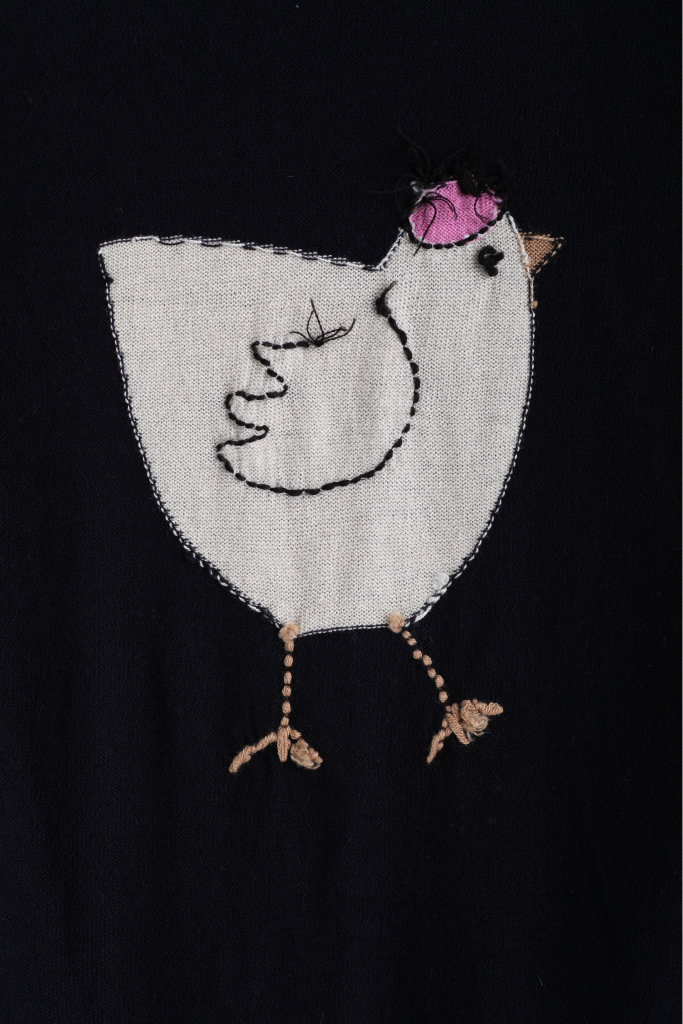 织毛衣小鸡图案图片