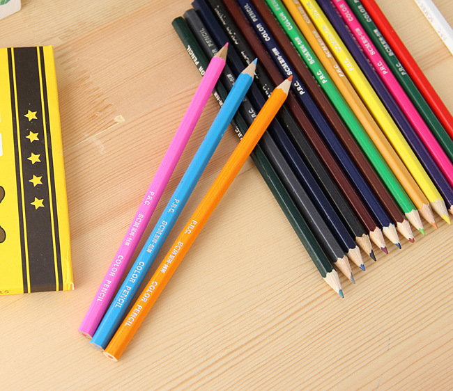 scm 至尚创美 韩版彩色木杆铅笔 学生绘画木质铅笔批发 v8317