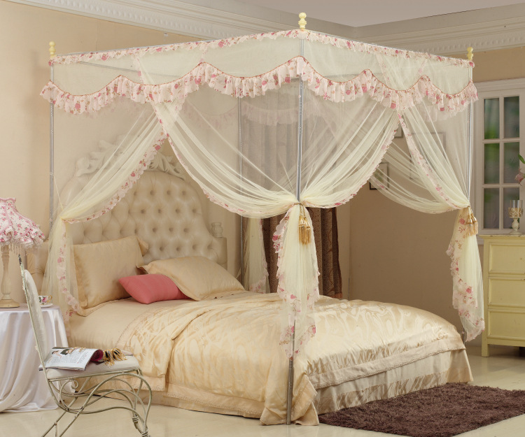 伊迪佳斯 宫廷蚊帐 方顶落地吊顶蚊帐 艺术的韵味