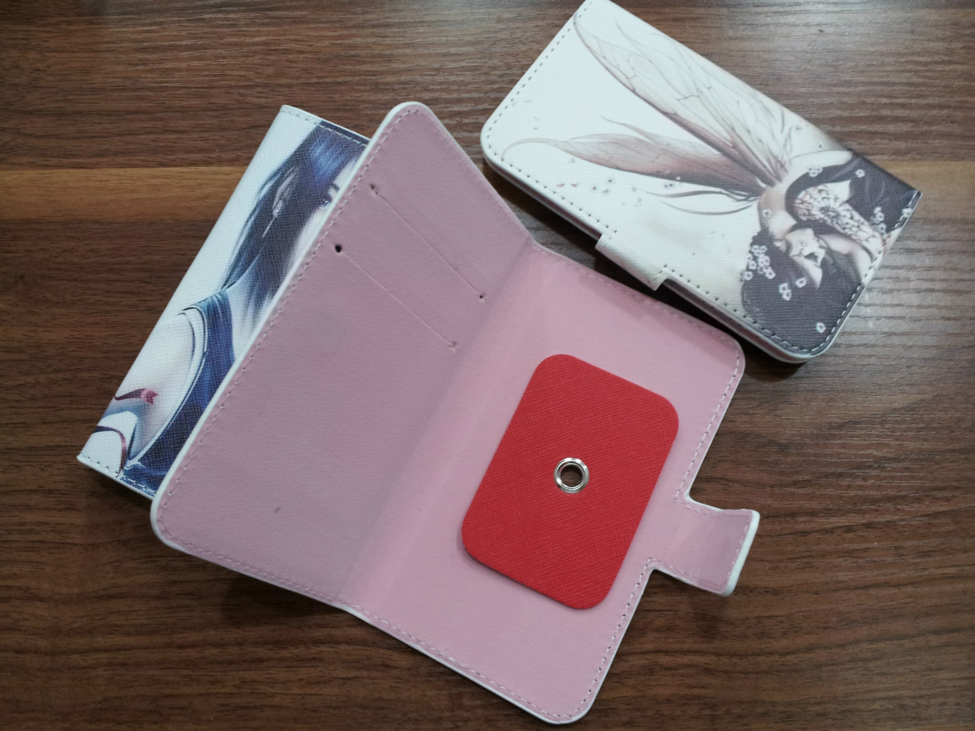 厂家供应三星,iphone,手机通用皮套 女生最爱卡通图案万能皮套