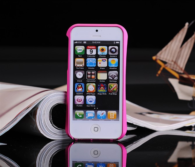 工艺品,礼品 手机饰品 手机保护套 批发iphone5金属边框 苹果5推拉