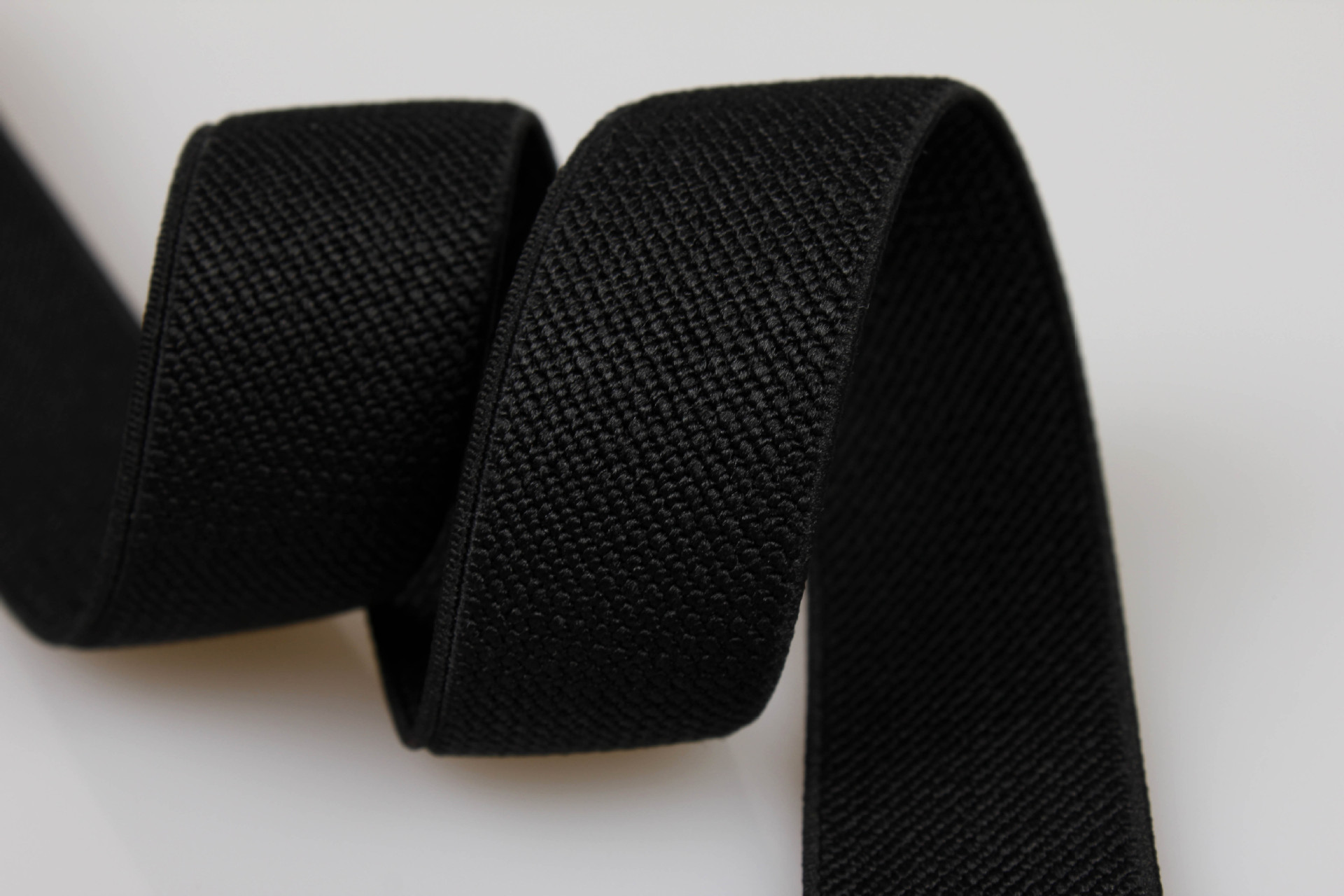 5cm 珠纹黑色单色松紧织带 全顺织带厂家直销定制加工