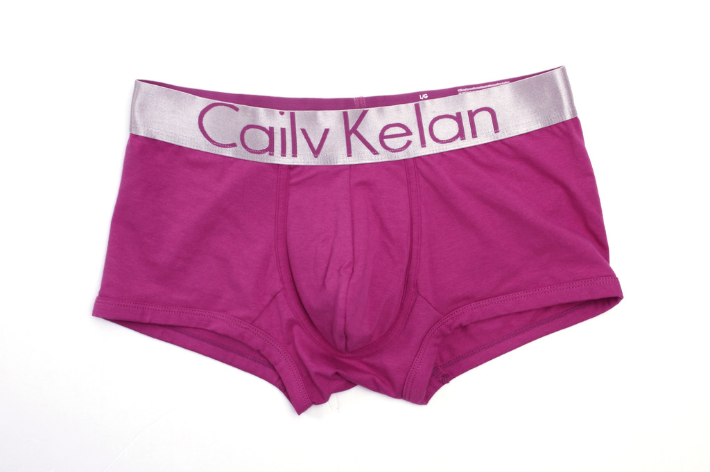 ck 大银边男纯棉平角内裤批发 u凸 8430 五色