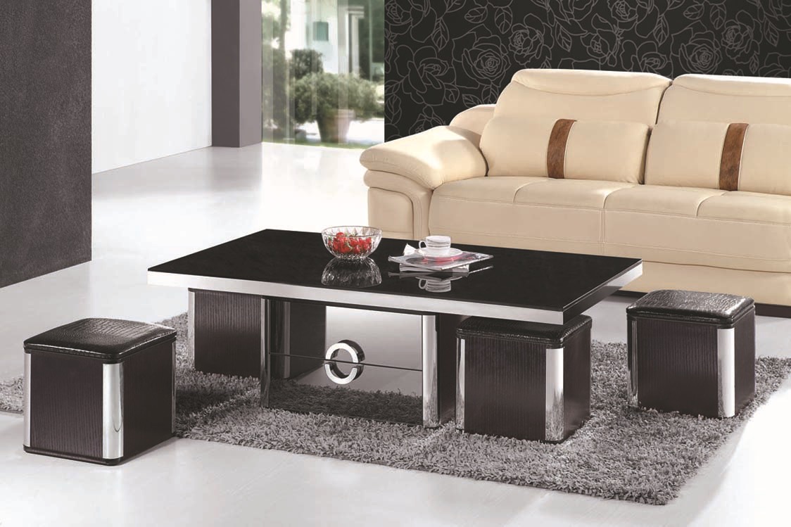 多功能茶几 茶几带凳 时尚高质茶几 好看的客厅家具 沙发茶几特价