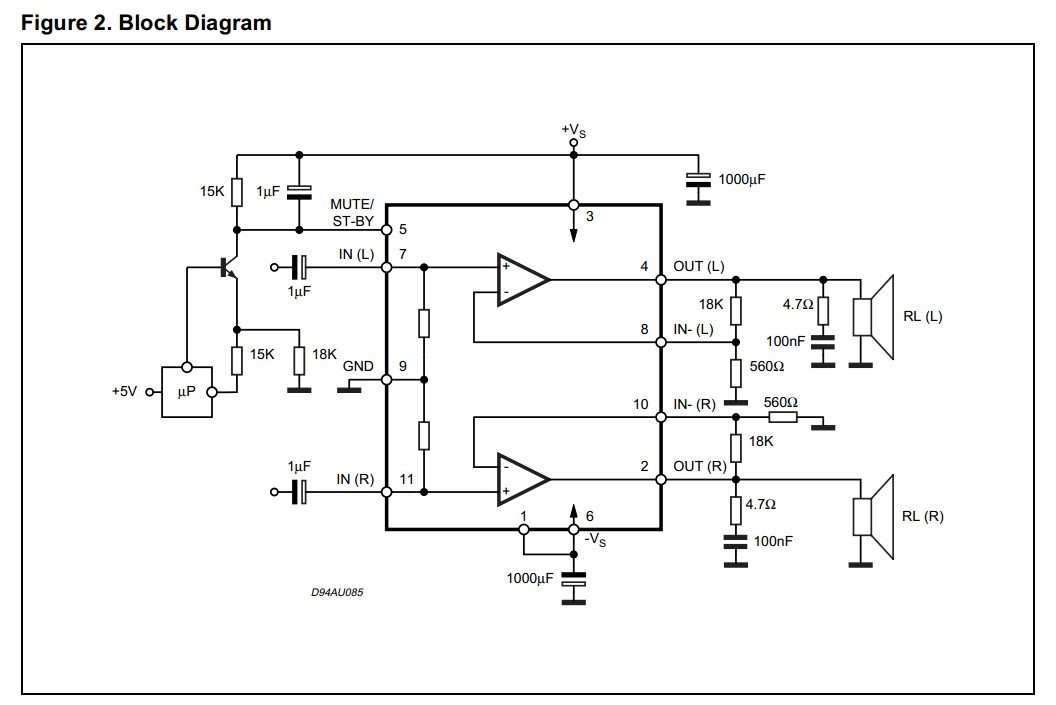 tda7303电路图图片