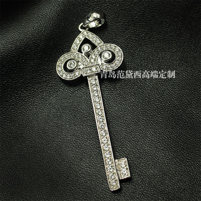 独家定制 tif*a*y同款 925银镀铂金不退色 钥匙key系列(4款可选