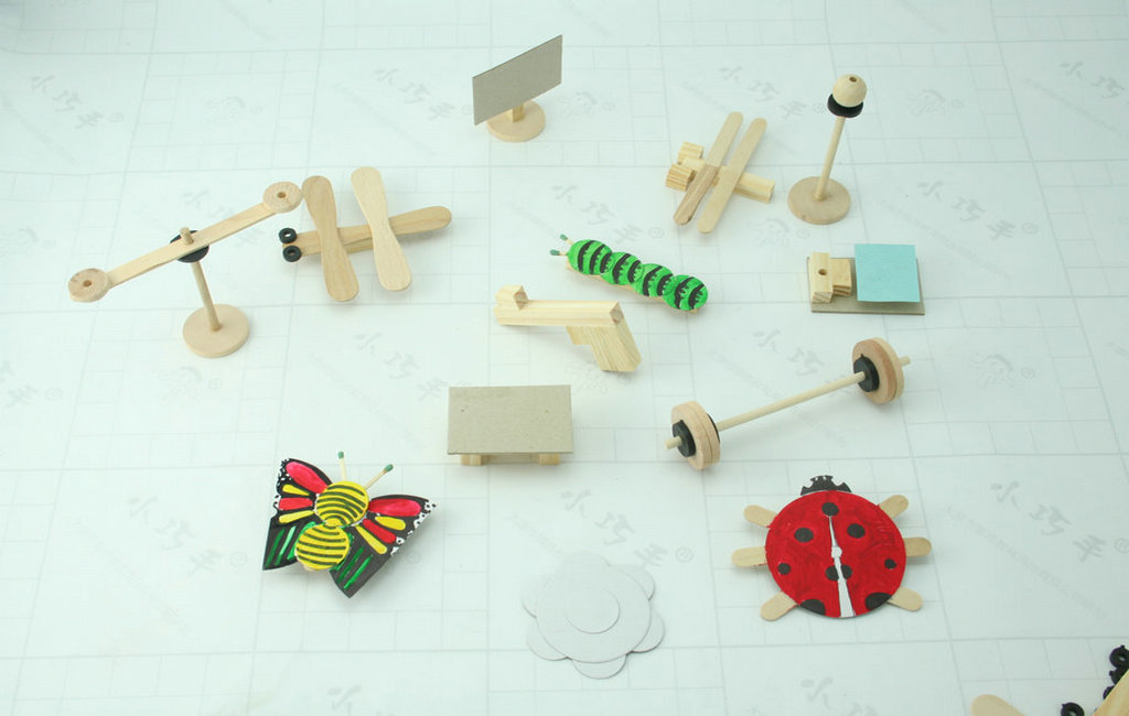 幼儿手工diy 科技小制作 益智玩具 教具 幼儿小班下学期材料