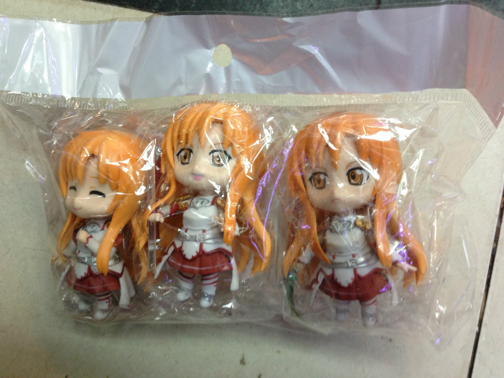 3款q版刀剑神域 刀剑神域 亚丝娜手办 动漫 动漫周边