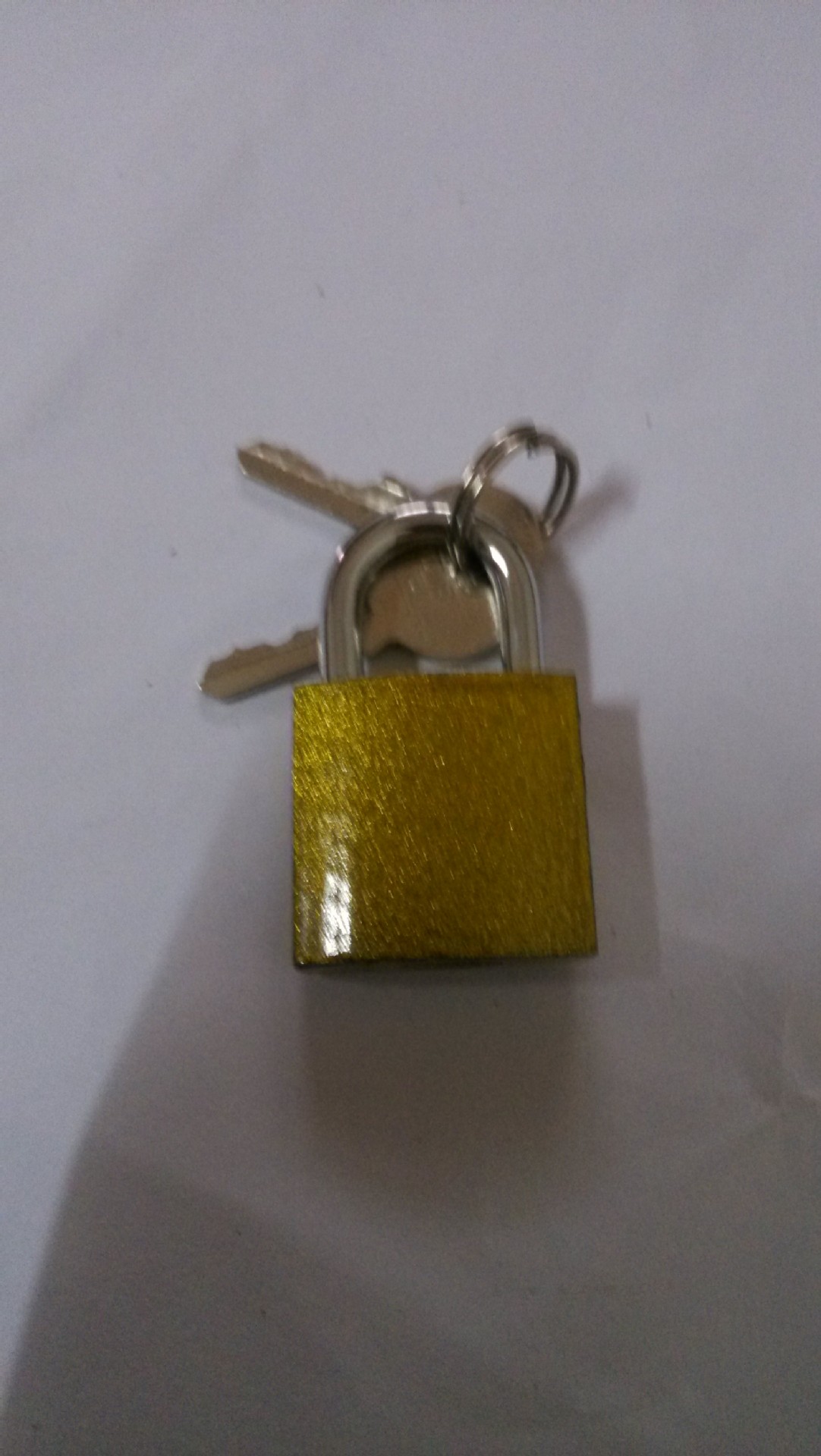 彪环锁厂 25mm金色喷漆挂锁 厂家直销,学校专用品.