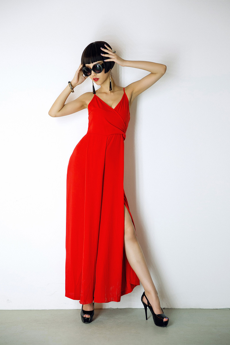 实拍速卖通热销款ebay敦煌网外贸货源~性感深v高开叉连身裤