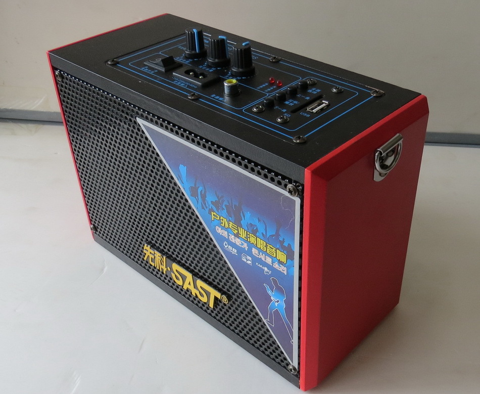 先科5寸电瓶 户外晨练活动 摆摊音箱 移动音响批发代理