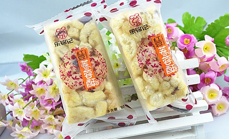 食品,饮料 休闲与焙烤食品 西式糕点 安徽特产 乐锦记核桃酥 红豆芙蓉