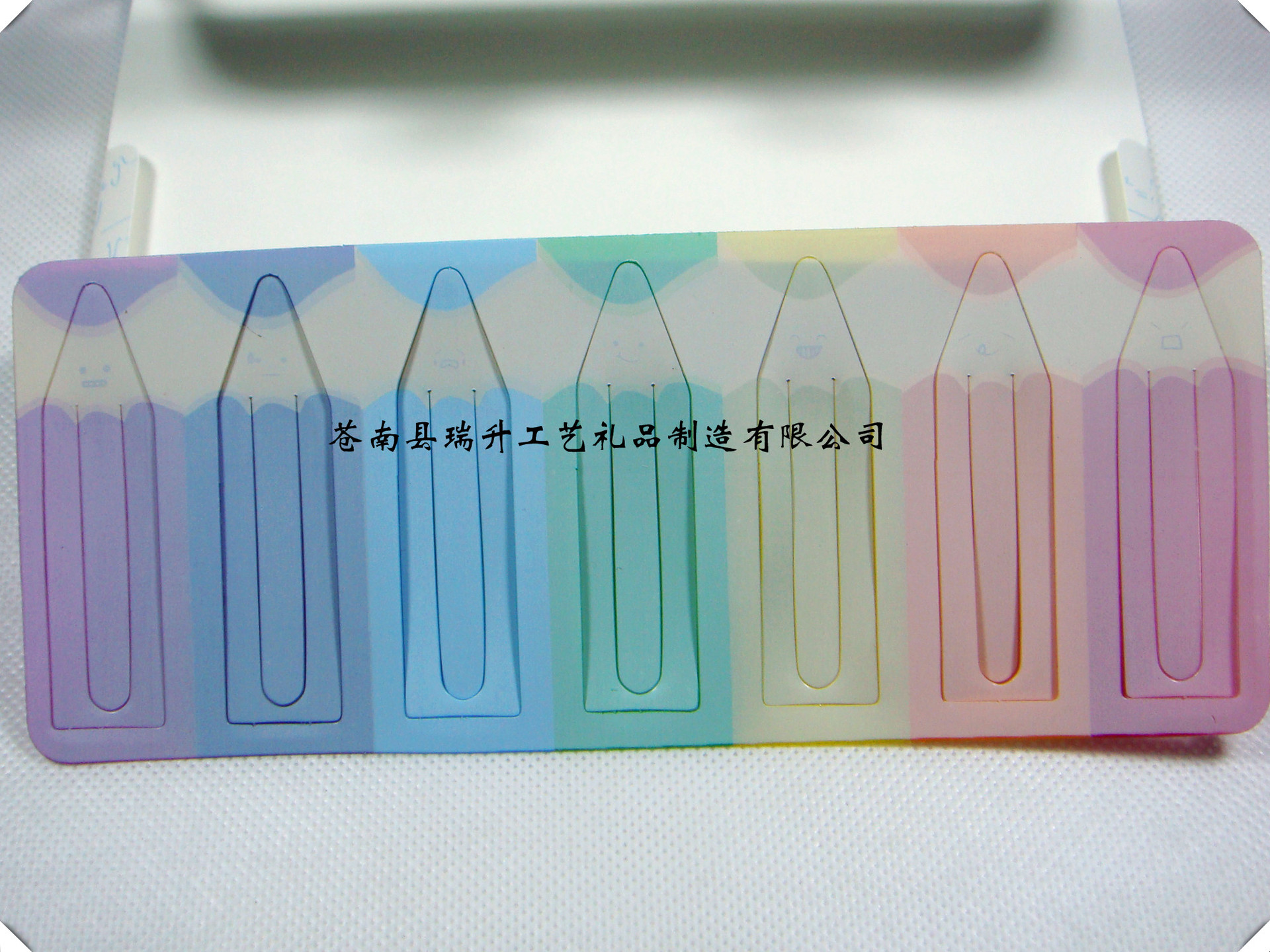 【热销】pet 创意铅笔型可爱便携书签 环保书签 多功能 可定制