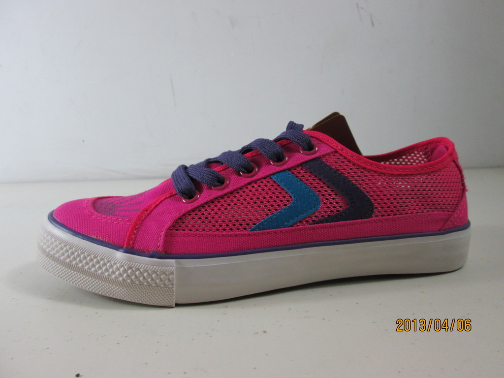 赛格 星光 白色 品牌女鞋 低帮系带春夏网面网布透气 女式帆布鞋