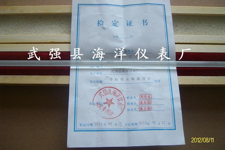生产供应二等标准水银温度计高精密温度计3020精度01