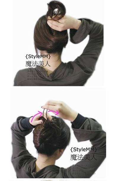 20秒快速盘发叉 盘发器 三件套