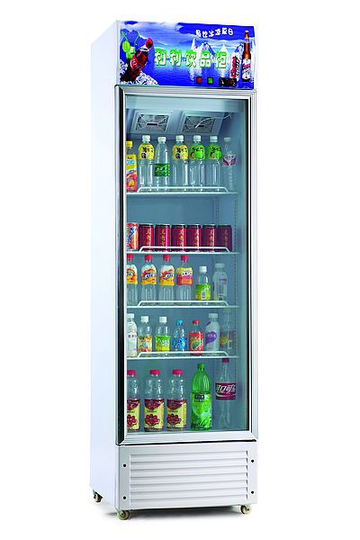 保鲜冷藏设备-厂家供应 豪华单门风冷啤酒饮料 展示柜-保鲜冷藏设备尽