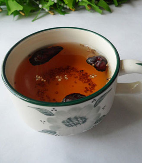 藜麦焦枣茶