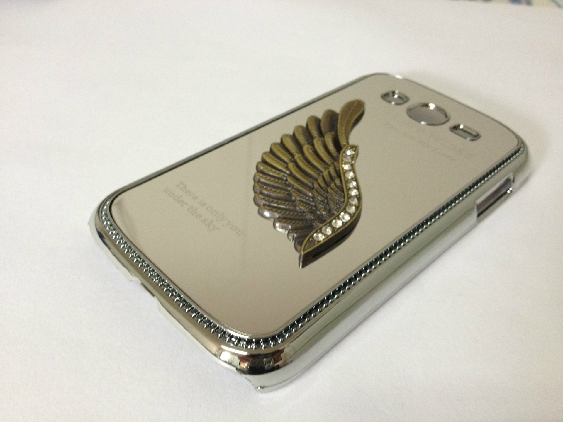 厂家直销 三星9082天使之翼系列金属手机保护套 镜光电镀