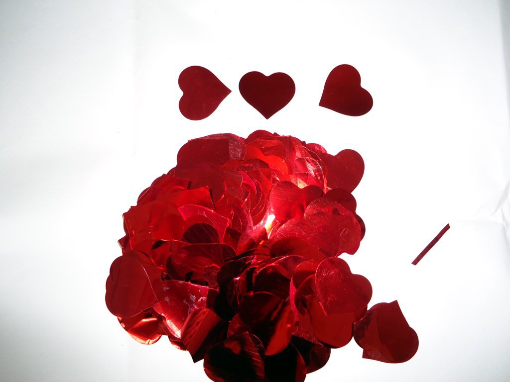 庆典彩带礼花礼炮系列 造型 心形 礼花内容物(图)