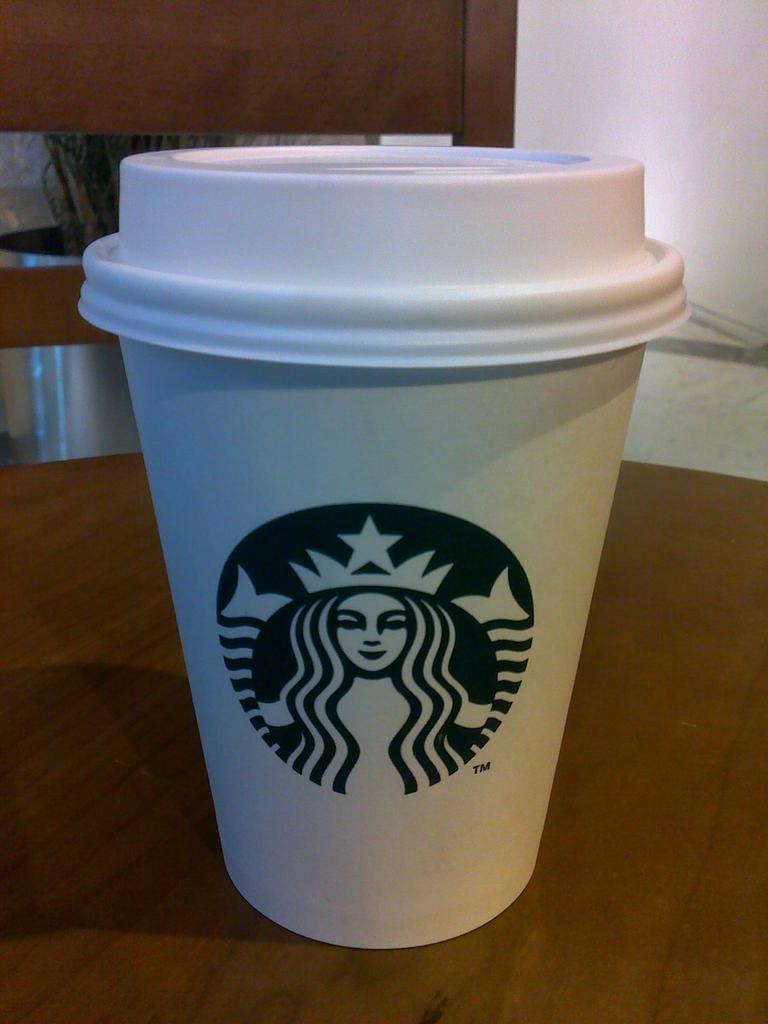 中空杯8盎司12盎司防烫高档美观星巴克大中小配套杯