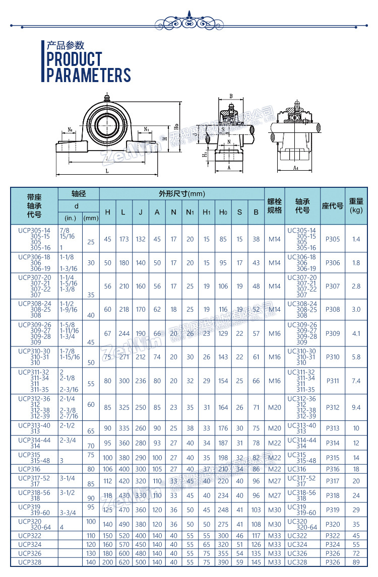 展迅供应 ucp326 ucp328 tr东莞带座外球面轴承 立式座轴承