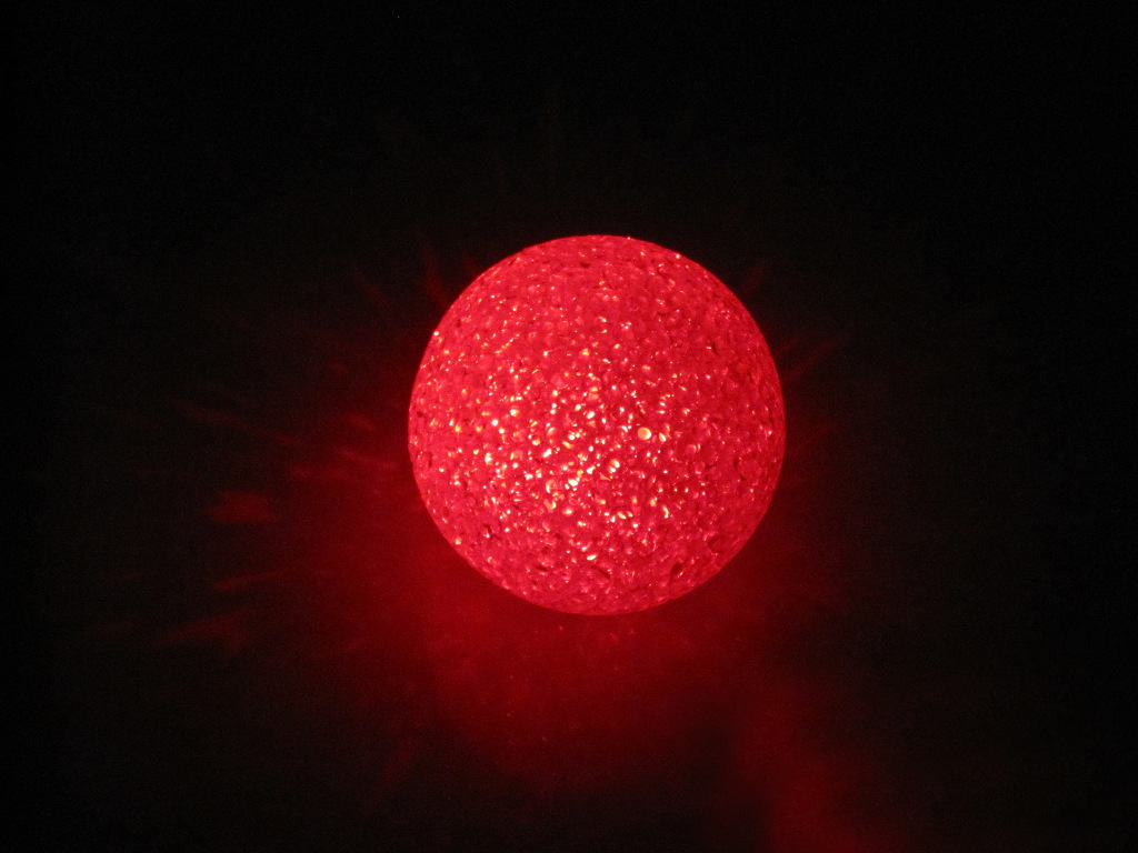 发光情人节水晶球小夜灯 闪光变色水晶球小夜灯 水晶球小夜灯