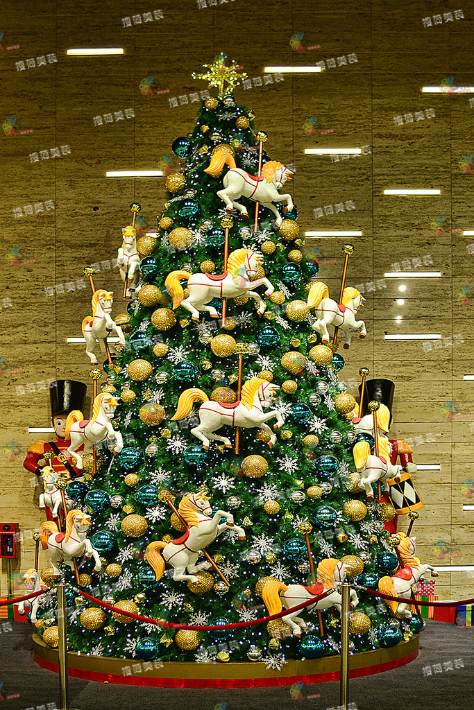 礼品 节庆婚庆用品 场地道具布景 搜荷美装 商场酒店布置小型圣诞树