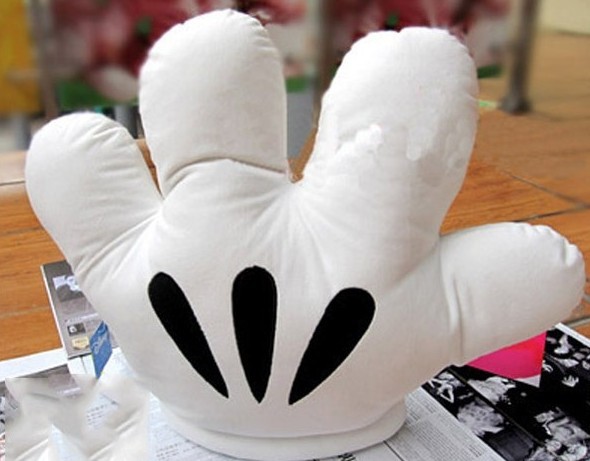 名称 米奇双面大手掌 品牌 米老鼠 面料 超柔短毛绒面料 填充 高档