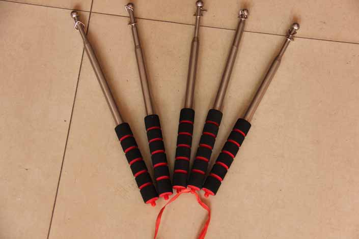 厂家直销伸缩手摇旗杆 导游旗杆大型 会议活动手摇旗杆