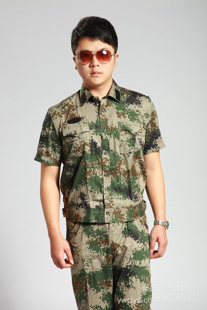 07林地短袖,林地作训服,07夏训服,林地迷彩训红练服,迷彩服图片_5