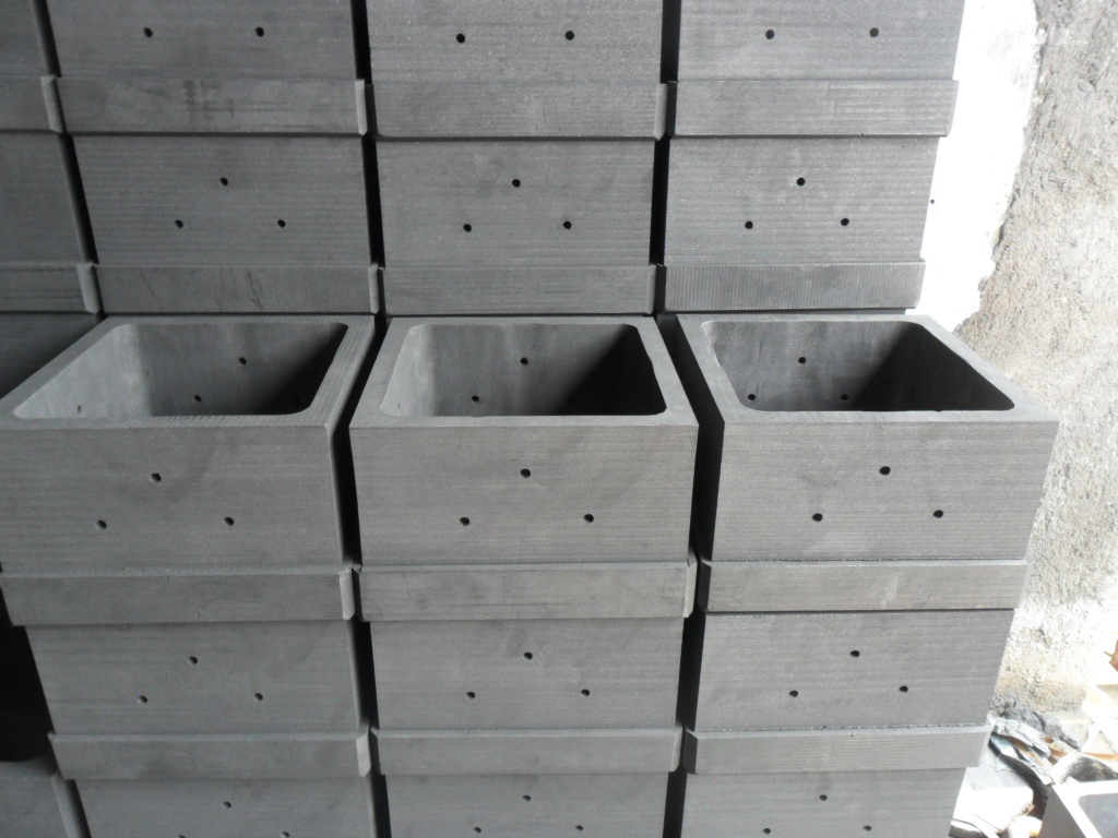 钒氮合金专用石墨方坩埚