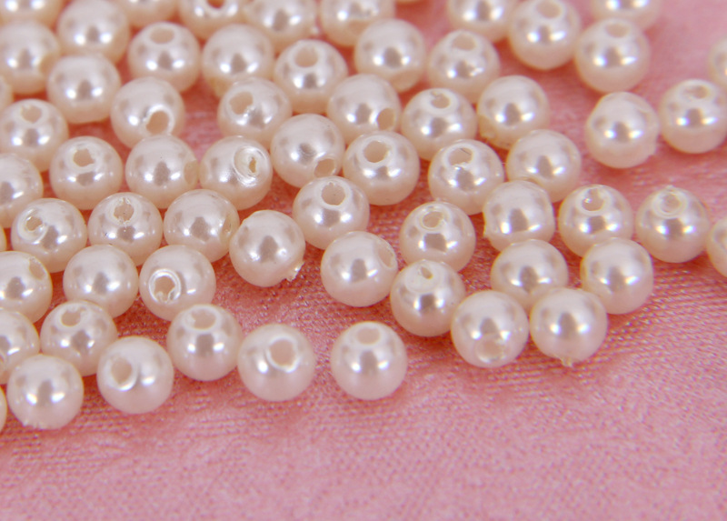 厂家直销服装辅料全孔abs仿珍珠环保塑料人造珍珠