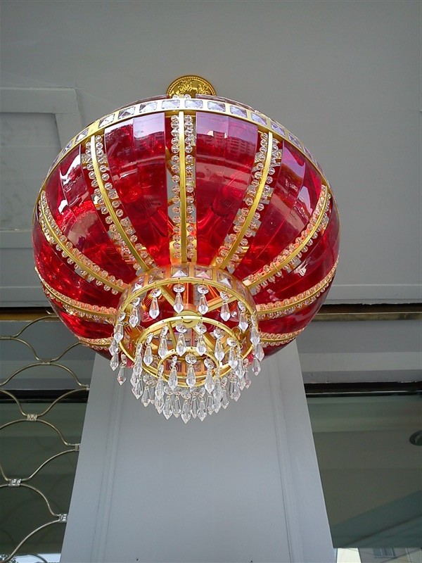 厂家直销水晶40w红灯笼 喜庆.