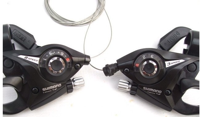 shimano禧喜马诺 ef51-8一体连体指拨 山地车24速变速器