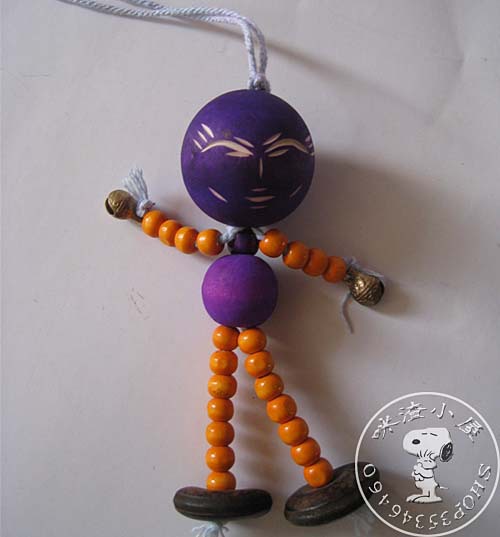 云南民族特色 丽江东巴文化饰品 风神人风铃!