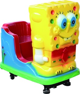 2013新款特价海绵宝宝儿童投币摇摇车摇摆机