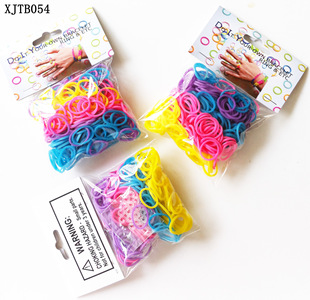 爆款diy自編香味皮筋手鍊loom bands